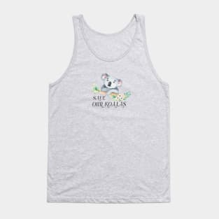 Help Koalas Conservation Tank Top